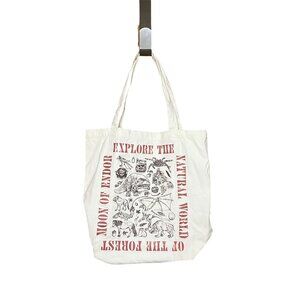 NWOT Star Wars Reusable Tote Bag Heroes & Villains Funny Explore Moon of Endor